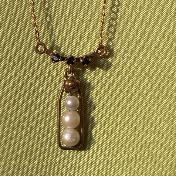 VTG I Van Dell I 14K Gold Filled I Embellished Centerpiece Choker Necklace - Picture 14 of 16